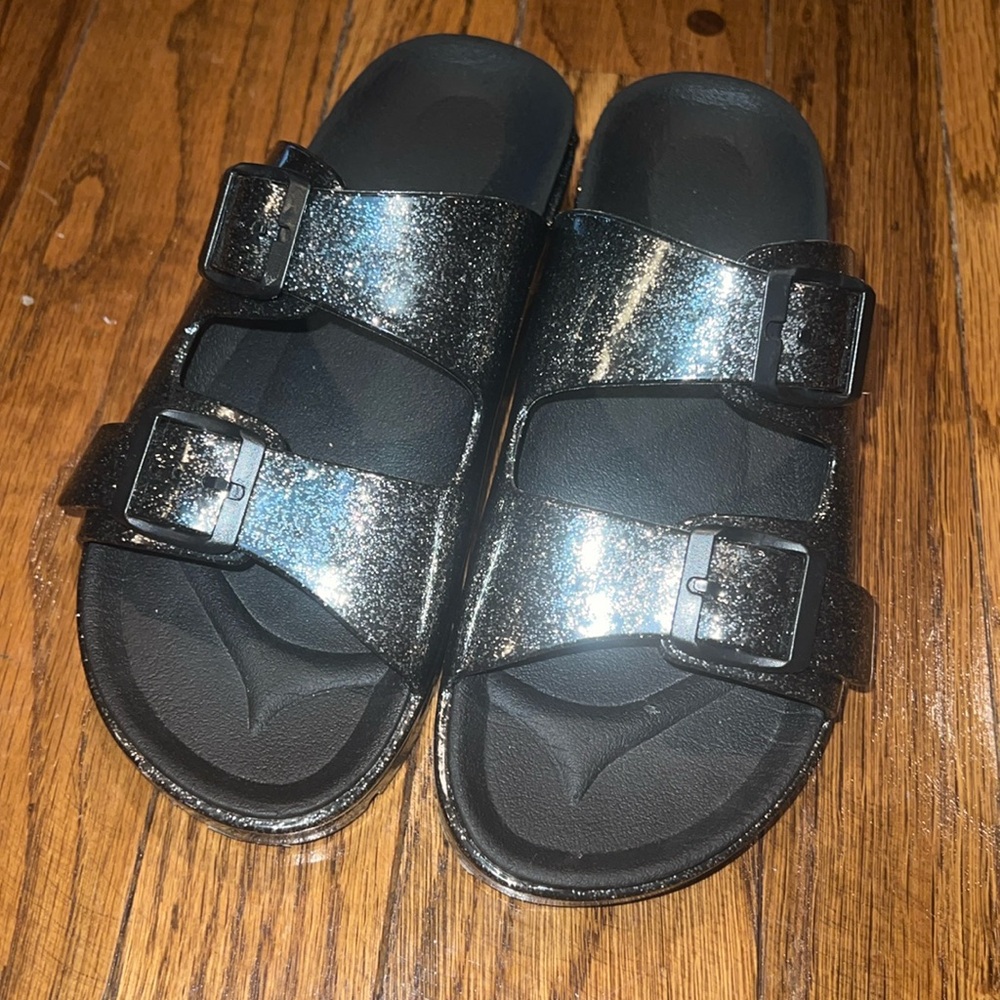 Youth Boutique Glitter Slides